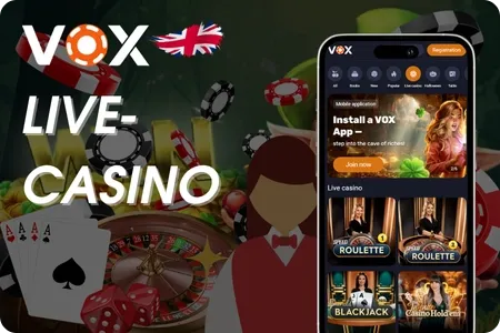 Vox Casino Live Casino