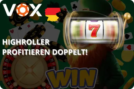 VOX Casino: Highroller-Aktion – Deine Gewinne verdoppelt! Slot mit 7